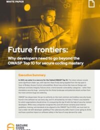 Future Frontiers: Why Developers Need to Go Beyond the OWASP Top 10 for Secure Coding Mastery